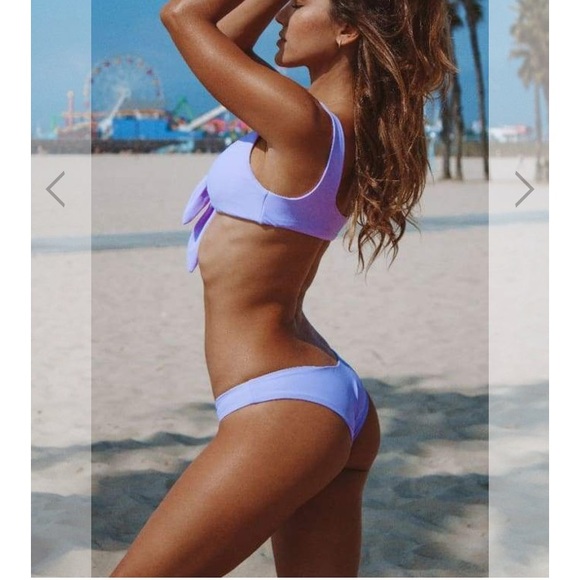 PINKCOLADA Tie-Front Bikini Top - Picture 3 of 6